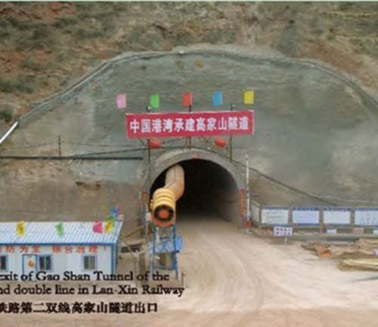 The Gaojiashan Railway Tunnel
