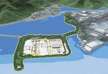 中国港珠澳大桥香港口岸填海工程