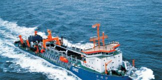 10.028立方米双耙自航耙吸式挖泥船”万顷沙”号