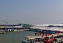The Extension of the Main Buildings of the New Ferry Terminal in Taipa