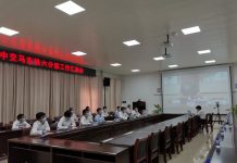 中交马东铁第六分部项目参加公司重点项目专题汇报会