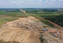 中交马东铁项目六分部7#梁场破土动工