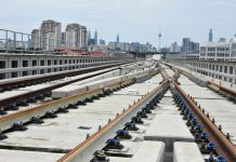 吉隆坡地铁二号线项目顺利完成全线道岔吊装任务