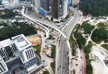 马来西亚DASH快速路项目CB4标段A匝道首座连续梁顺利合拢