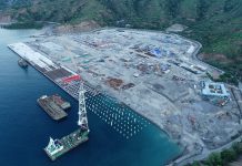 东帝汶帝巴湾项目顺利完成钢管桩施打