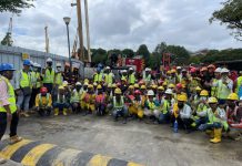 新加坡地铁裕廊区域线J111标段项目部开展应急演练及消防教育