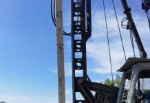 马来西亚沙捞越第二干道B1标项目成功打设第一根桩