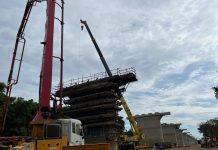 马东铁六分部第二长桥31#桥墩台施工全部完成