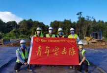 马来西亚沙捞越第二干道B1标项目第一、二工段排水砂层顺利贯通