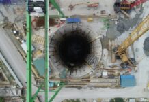 新加坡大士供水回收厂2A标段联营体项目首个深井顺利开挖