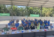 马来西亚沙捞越第二干道B1标项目举办“100万安全工时”庆典活动