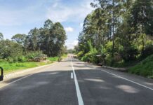 巴新钦布省芒格罗桥至穆迪桥段57km高地公路升级改造项目西侧路段顺利移交