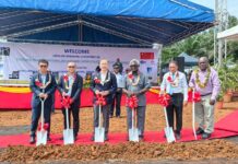 所罗门群岛总理出席宽带基础设施项目开工典礼