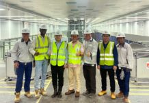 新加坡文化、社区与青年部部长到汤森-东海岸线T309地铁车站工程项目考察