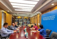 南太区域中心领导拜会中国驻马来西亚大使馆经商处公使衔参赞孙淑强