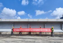 中交马东铁六分部马兰梁场T梁生产突破1000片