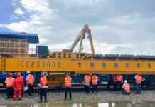 马东铁项目十分部开展轨行设备综合大检查