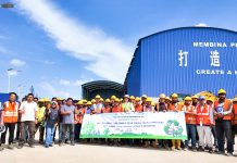 中交马东铁项目十分部开展“5R”主题环境日活动