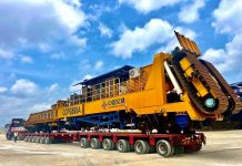 马东铁十分部顺利完成铺轨机组首次调头