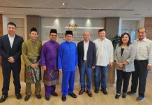 马建华拜会马来西亚工程部副部长拿督斯里艾哈迈德马斯兰