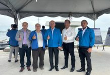 马建华陪同马来西亚国家能源总裁到槟城275kV跨海输电线路项目检查