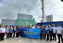 马来西亚国家能源与水务转型部代表团到槟城275kV跨海输电线路项目检查