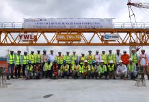 新加坡综合废物处理设施一标段一期垃圾仓 封顶仪式顺利举办