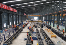 马东铁十分部轨枕预制场获评全线预制场优质工程第二名