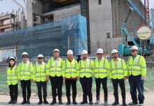 中交集团副总经理陈重到中国港湾新加坡在建项目和UES公司调研