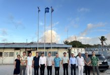 中国政府太平洋岛国事务特使钱波到瑙鲁项目调研指导