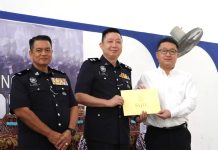 马东铁项目六分部收到马兰县警察局感谢信