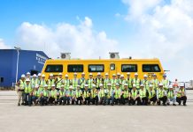 中国港湾安全监管人员培训班学员到马东铁十分部开展现场观摩暨安全总监查隐患活动