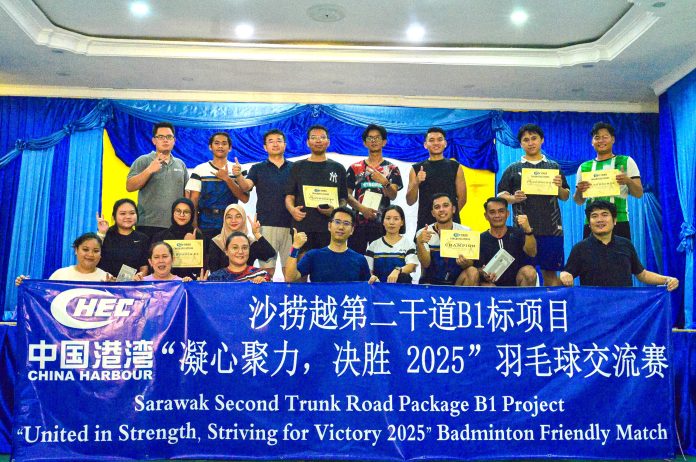 马来西亚沙捞越第二干道B1标项目举行2025年旱季赶工动员系列活动1