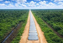 沙捞越第二干道B1标项目路基土方全线贯通