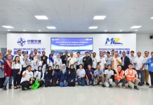 彭亨州行政议员和马来西亚工程师协会到中交马东铁项目十分部调研观摩