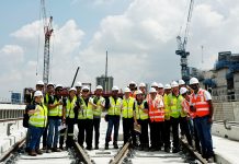 新加坡陆路交通局到马新捷运RTS轨道工程项目调研