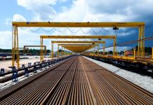 中交马东铁项目十分部圆满完成60N钢轨焊接任务