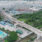 新加坡地铁裕廊区域线J111标段项目两座车站及高架桥主体结构顺利完成